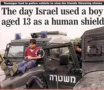القناة الإسرائيلية العاشرة: الجيش يحول الفلسطينيين إلى دروع بشرية!
