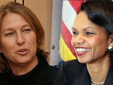 لطمة ليفني ورايس للعرب المنشغلون بحرب القمم