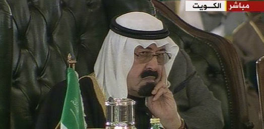 ملك السعودية : المبادرة العربية لن تبقى مطروحة..ومبارك يرفض سحبها