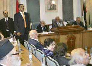 أعضاء في المجلس الوطني الفلسطيني يعقدون اجتماعا في عمّان لبحث أوضاع غزة