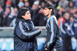 بنجامين أول حفيد للنجم الأرجنتيني مارادونا