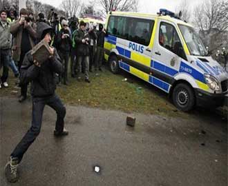 مظاهرة معادية "لإسرائيل" في مباراة للتنس في السويد