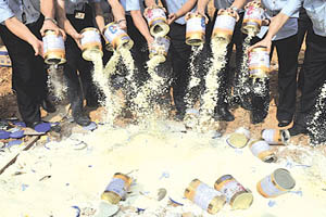 "الغذاء والدواء" تعلن مواصلة تعليق استيراد الحليب الصيني