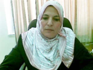 النائب حمدية نواف الحمايدة على كرسي اعتراف " العراب نيوز "