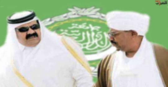 البشير يصل الدوحة..والسودان يهدد بالانسحاب من الجامعة العربية