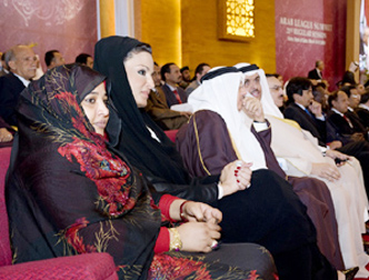 سيدتا قطر والسودان حضرتا القمة العربية