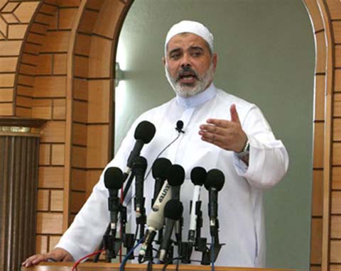 هنية والزهار يخطبان الجمعة في أول ظهور علني لهما منذ الهجوم على غزة