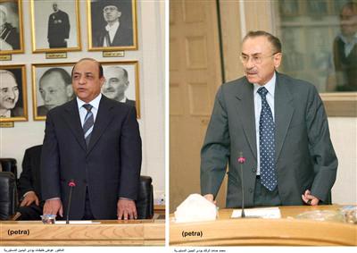 الاعيان خليفات والرقاد يؤديان اليمين الدستورية