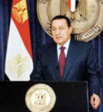 مبارك يستبعد ترشحه لرئاسة مصر في 2011 ويرفض التكهن بخليفته