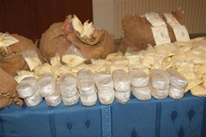 قوات البادية تضبط حبوب مخدرة وحشيش