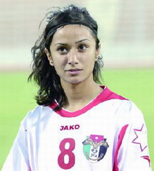 ستيفاني النبر أول لاعبة أردنية تشارك في دوري أبطال أوروبا