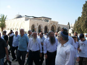 «الأقصى» تحذر من اقتحام المسجد غدا والتميمي يدعو الى النفير العام