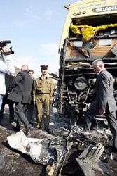 الداخلية السورية : إطار حافلة وراء انفجار "السيدة زينب" وليس عملا إرهابيا