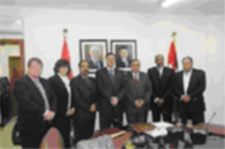 وزير الزراعة يلتقي الدكتور المزيني والخشمان