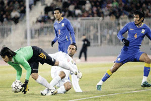 منتخبنا الوطني يبدأ معسكرا تدريبيا في بانكوك لمواجهة تايلند