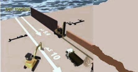 مصر تستكمل حصارها لغزة ببناء مرسى بحري