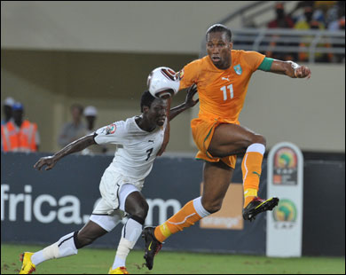 ساحل العاج لربع نهائي أمم أفريقيا