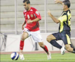 تعادل الحسين والجزيرة وفوز البقعة على العربي في دوري المحترفين