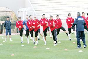 منتخبنا الوطني يستعد لملاقاة اذربيجان وديا