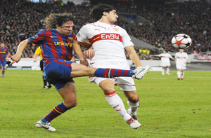 برشلونة يتعادل وبوردو الفرنسي يقترب من التأهل