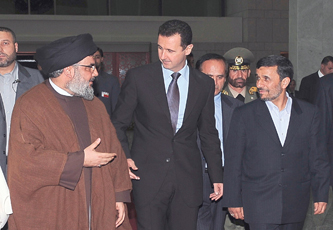 قمة الأسد - نجاد - نصر الله.. دلالات متعددة وقلق في تل أبيب