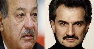 مكسيكي من أصل لبناني يتصدر قائمة الأثرياء..والوليد يربح 6 مليارات في عام واحد