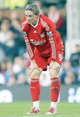 الاسباني توريس مستاء من وضع ليفربول