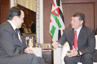 الملك ورئيس وزراء كازاخستان يبحثان سبل تعزيز التعاون الاقتصادي بين البلدين