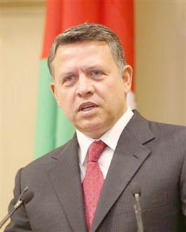 الملك يستقبل نائب الرئيس العراقي