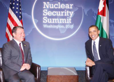 مباحثات بين الملك والرئيس الأميركي في واشنطن