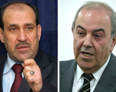 واشنطن : المالكي للرئاسة وعلاوي للحكومة