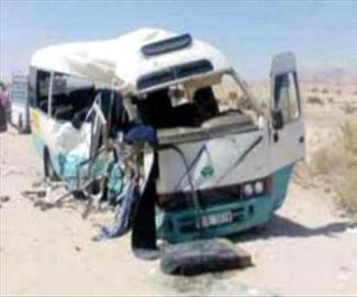 21 مصاباً اثر تدهور حافلة في السلط