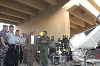 6 وفيات و36 إصابة إثر تدهور حافلة متجهة من الطفيلة الى عمان على طريق ضبعة ..