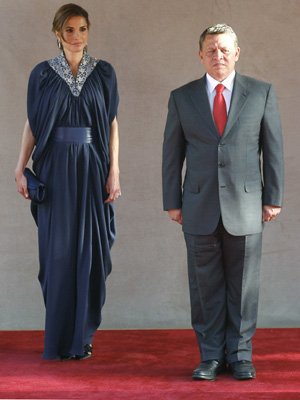 الملك والملكة يشرفان حفل الاستقبال الذي اقامه الرفاعي بمناسبة عيد الاستقلال