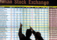 اللون الأحمر يغطي كافة قطاعات بورصة عمان..والخسائر كبيرة