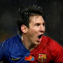 نجوم الكرة الأردنية يتوجون ميسي بلقب افضل لاعب