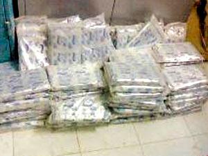 مكافحة المخدرات تحبط بيع 200 كلغم من الحشيش