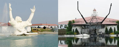 صاعقة من السماء تلتهم تمثال اليسوع في ولاية أوهايو الأمريكية