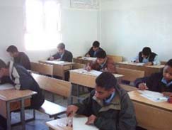 محاولة اقتحام قاعة امتحان بالسلط