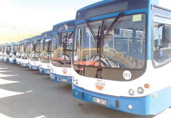 اطلاق 116 حافلة بمواصفات عالمية الشهرين المقبلين