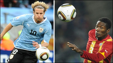 خروج درامي لغانا وتاهل أوروجواي لملاقاة هولندا