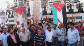 الامن يمنع جدارية "اعرف همومك..اعرف حكومتك"