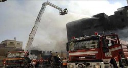 اندلاع حريق بمستودعات تخزين بالجويدة