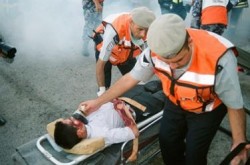 10 إصابات اثر حادث تصادم بين سيارتين في اربد