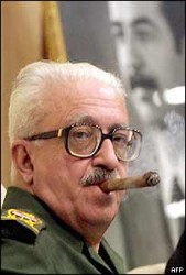 طارق عزيز للاميركان : لا تتركوا العراق للذئاب