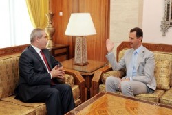 جودة ينقل رسالة شفوية من الملك إلى الرئيس السوري