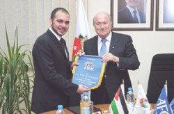 الامير علي يدعو أركان الكرة الاردنية لتعزيز اللعب النظيف