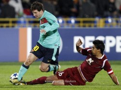 برشلونة يتعادل بصعوبة مع روبن كازان في دوري أبطال أوروبا