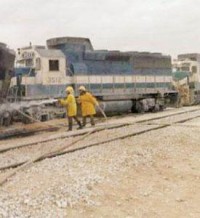 العقبة: انقلاب قطار بعد خروجه عن السكة الحديدية في مناجم الفوسفات