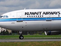 العناية الإلهية تنقذ طائرة كويتية بعد احتراق محركها